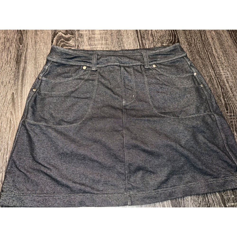 Athleta Women's Denim‎ Skort Built-In Shorts Casual Athleisure Size Small